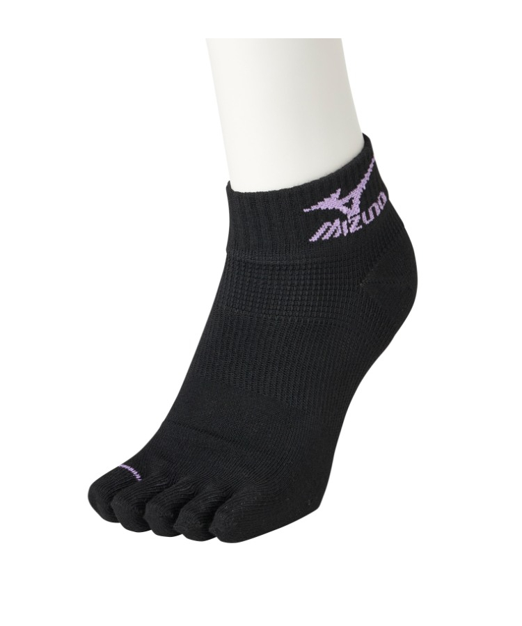 最新作の 3足組】MIZUNO 5本指 8.5cm丈 RUN&WALK ソックス レディース 帽子